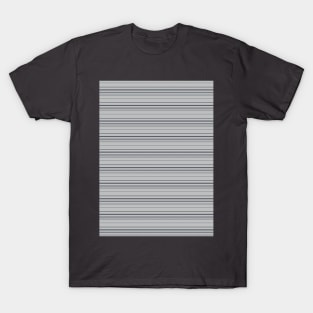 Black and grey striped pattern, pinstripes T-Shirt